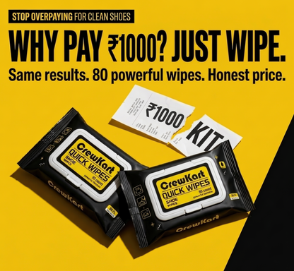 Instant Shoe Cleaner Wipes