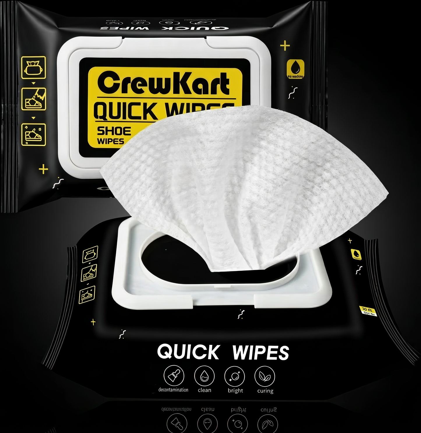 Instant Shoe Cleaner Wipes