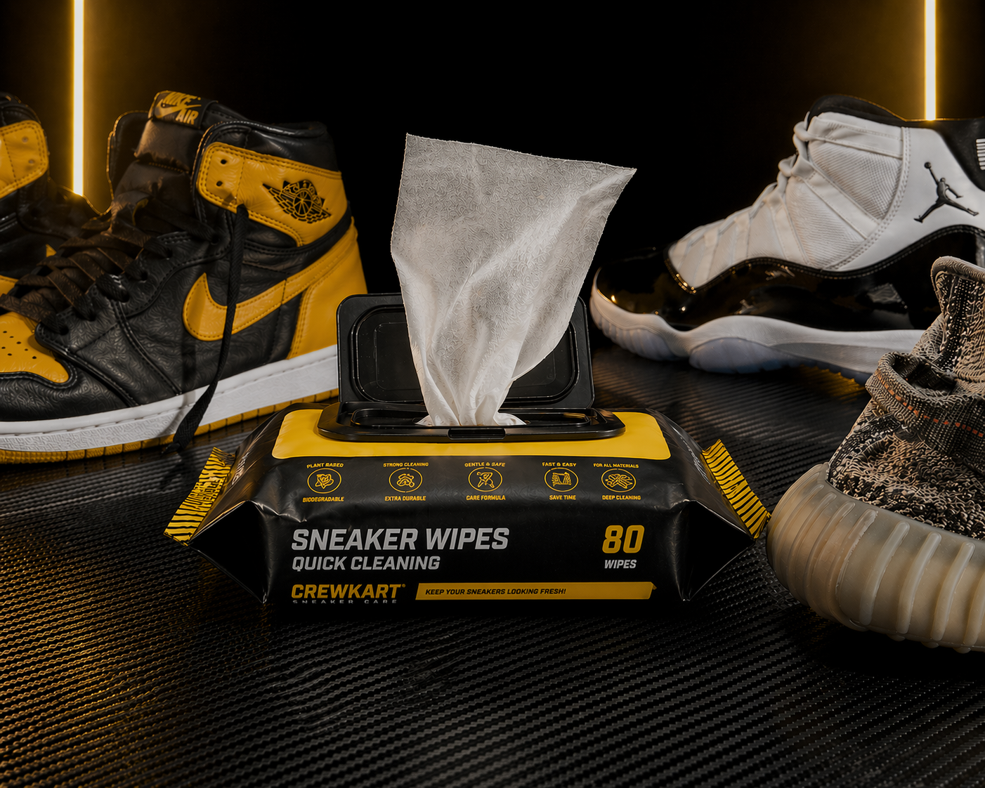 Instant Shoe Cleaner Wipes